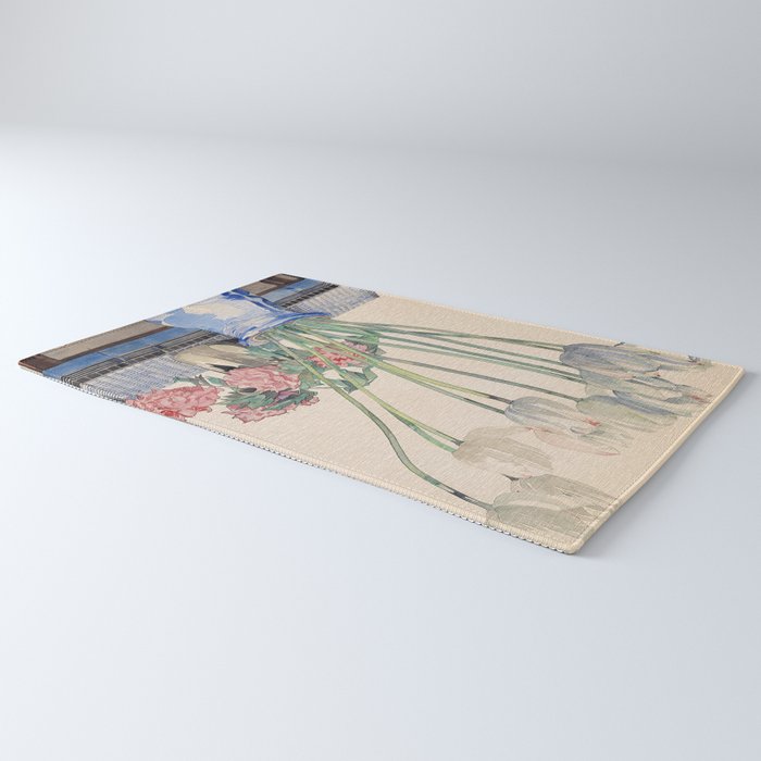 Charles Rennie Mackintosh "White tulips" Rug Gallery Image 3