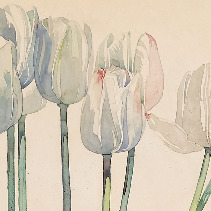 Charles Rennie Mackintosh "White tulips" Coffee Mug Gallery Image 2