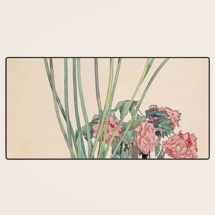 Charles Rennie Mackintosh "White tulips" Desk Mat Gallery Image 3