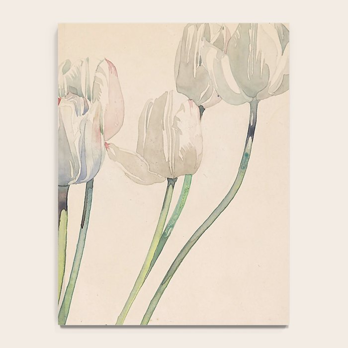 Charles Rennie Mackintosh "White tulips" Notebook Gallery Image 4