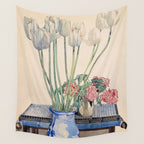 Charles Rennie Mackintosh "White tulips" Wall Tapestry Gallery Image 4