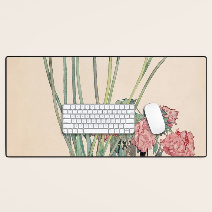 Charles Rennie Mackintosh "White tulips" Desk Mat Gallery Image 1