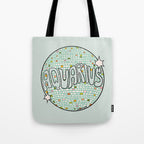 Aquarius Disco Ball Tote Bag Gallery Image 1
