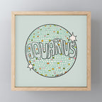 Aquarius Disco Ball Mini Art Print Gallery Image 1
