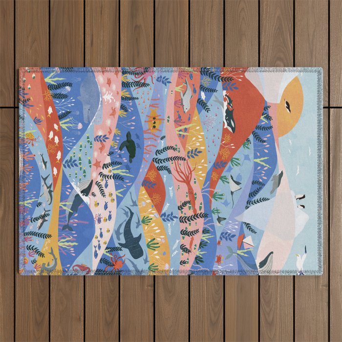 oceans Outdoor Rug Gallery Image 1