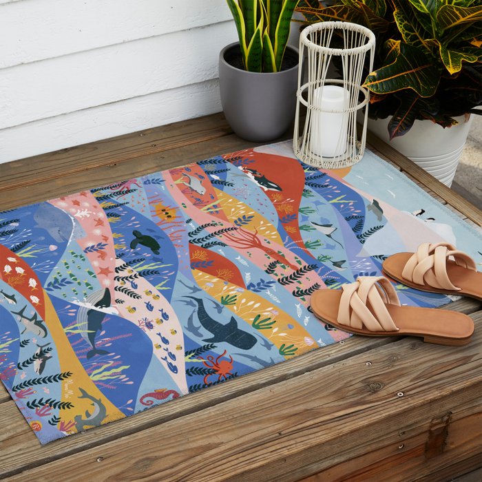 oceans Outdoor Rug Gallery Image 2