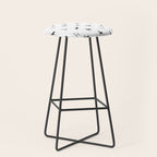Reindeer animal doodle art pattern Stool Gallery Image 1