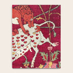 Safavid Antique Hunting Rug Animal Print Notebook Gallery Image 4