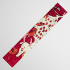 Safavid Antique Hunting Rug Animal Print Table Runner Gallery Image 3