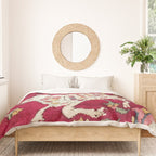 Safavid Antique Hunting Rug Animal Print Duvet Cover Gallery Image 3
