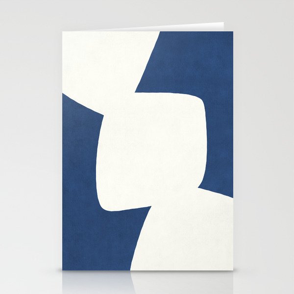 Minimal Shapes blue Stationery Card Gallery Image 1