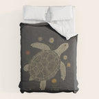 Turtle with Flowers Comforter Gallery Image 6