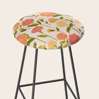 Marigold Dream / Warm Flower Pattern Stool Gallery Image 2