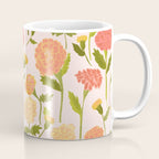 Marigold Dream / Warm Flower Pattern Coffee Mug Gallery Image 1