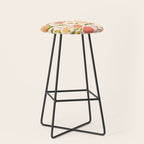 Marigold Dream / Warm Flower Pattern Stool Gallery Image 1