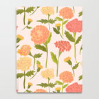 Marigold Dream / Warm Flower Pattern Notebook Gallery Image 4