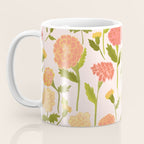 Marigold Dream / Warm Flower Pattern Coffee Mug Gallery Image 3