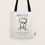 Henri Matisse Vintage Art Exhibition Poster, 1964 Tote Bag Gallery Image 1