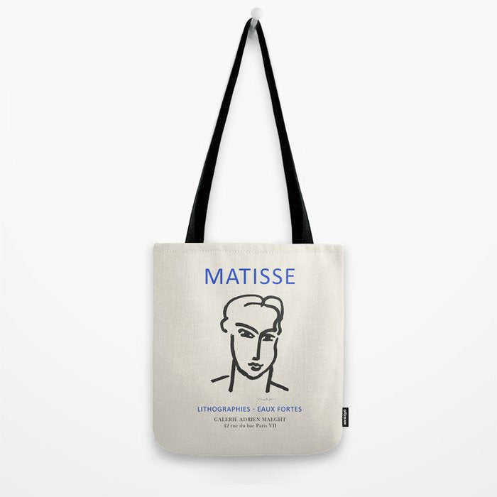 Henri Matisse Vintage Art Exhibition Poster, 1964 Tote Bag Gallery Image 2