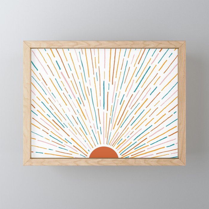 Sunshine All Around Mini Art Print Gallery Image 1