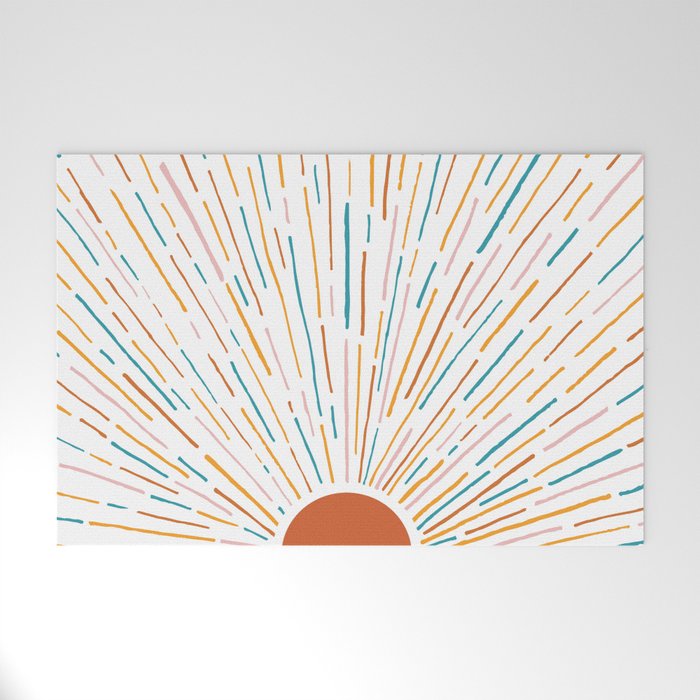 Sunshine All Around Welcome Mat Gallery Image 1