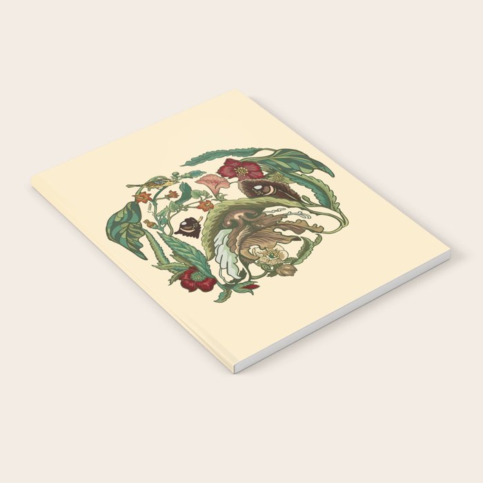 Botanical English Bulldog Notebook Gallery Image 2