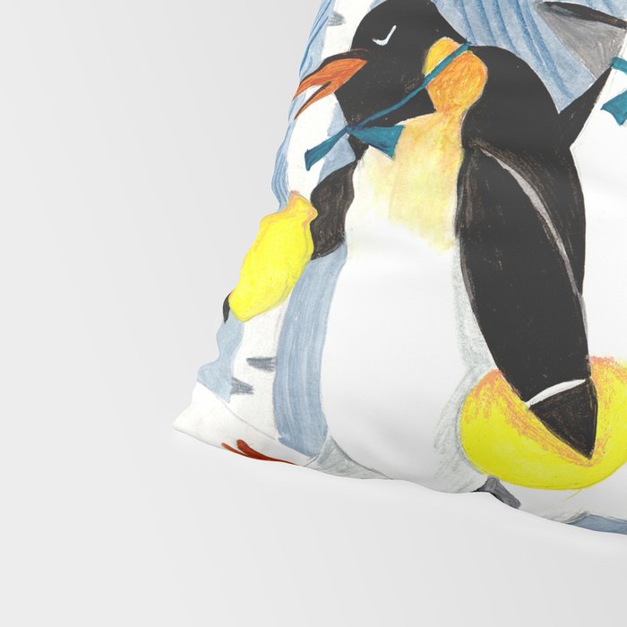 Penguin music festive holiday Pillow Sham Gallery Image 4
