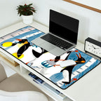 Penguin music festive holiday Desk Mat Gallery Image 2