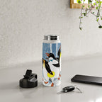 Penguin music festive holiday Water Bottle Gallery Image 4