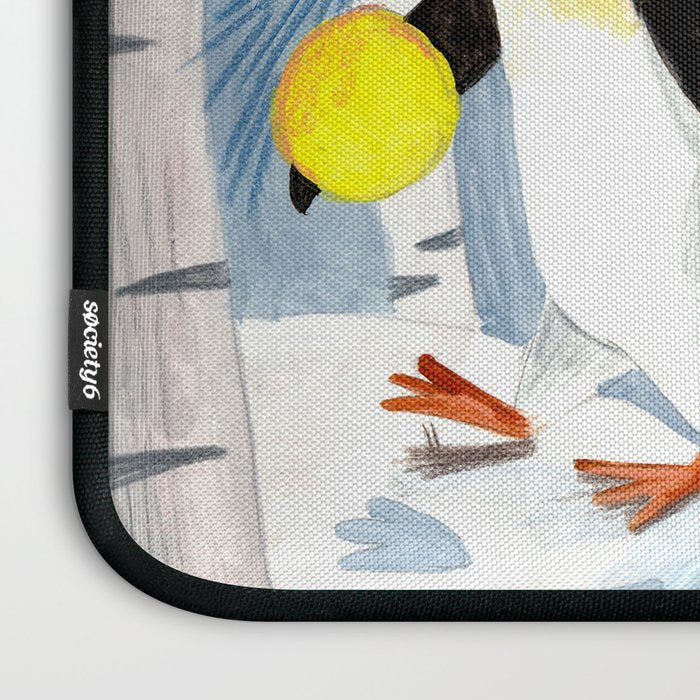 Penguin music festive holiday Laptop Sleeve Gallery Image 3