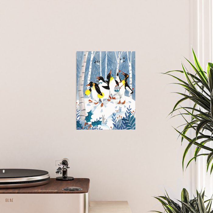 Penguin music festive holiday Poster Gallery Image 2