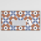 Moroccan Tile - poppy Desk Mat Gallery Image 1