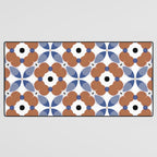 Moroccan Tile - poppy Desk Mat Gallery Image 3