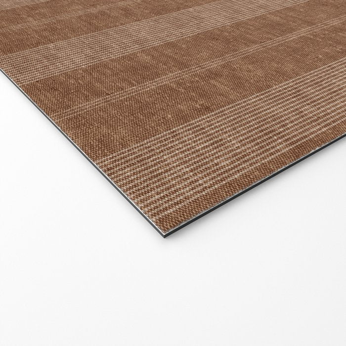 ivy stripes - warm brown Welcome Mat Gallery Image 2