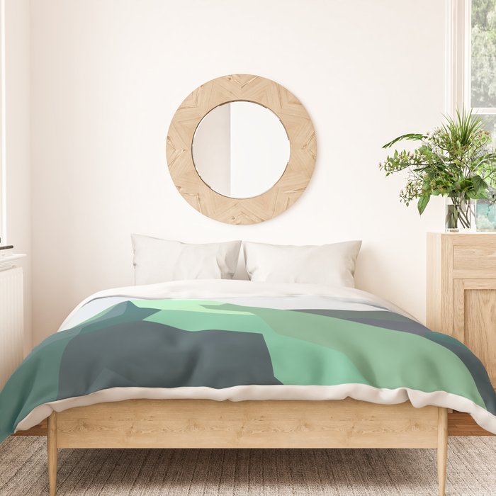 Abstract Landscape 30B Duvet Cover Gallery Image 3