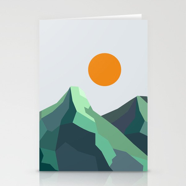Abstract Landscape 30B Stationery Card Gallery Image 2