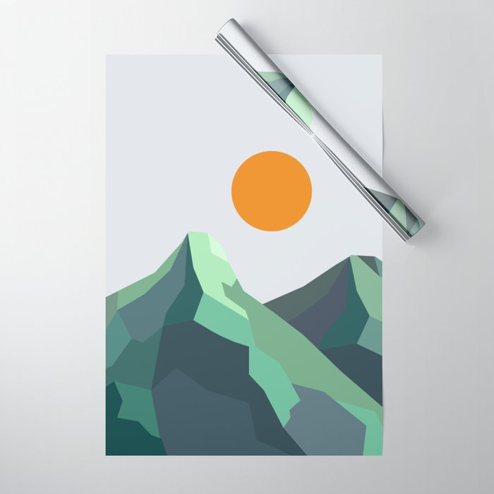 Abstract Landscape 30B Wrapping Paper Gallery Image 1