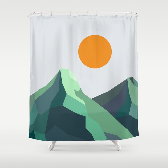 Abstract Landscape 30B Shower Curtain Gallery Image 1