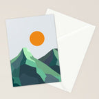 Abstract Landscape 30B Stationery Card Gallery Image 2