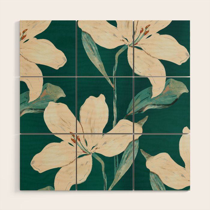 Spring Flowers 2 Wood Wall Art Gallery Image 1