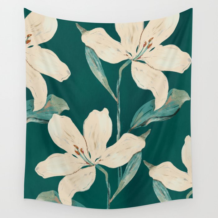 Spring Flowers 2 Wall Tapestry Gallery Image 1