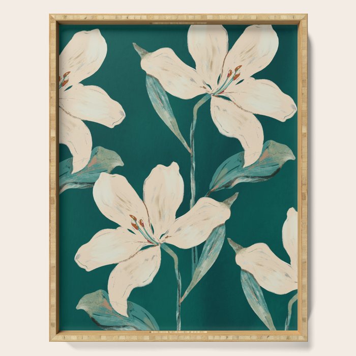 Spring Flowers 2 Serving Tray Gallery Image 1