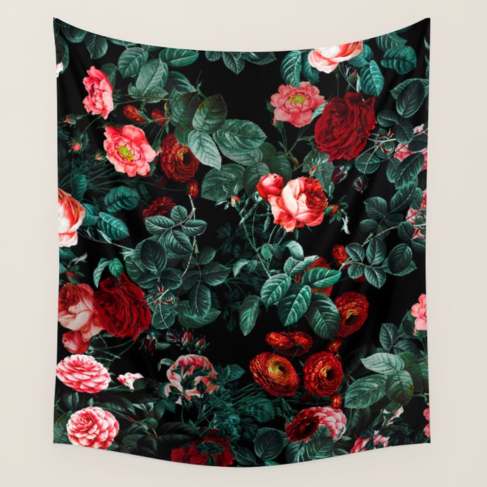 Night Forest XXVI Wall Tapestry Gallery Image 1