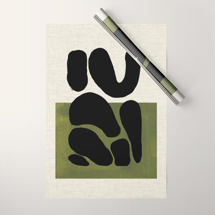 Olive Seeds Wrapping Paper Gallery Image 1