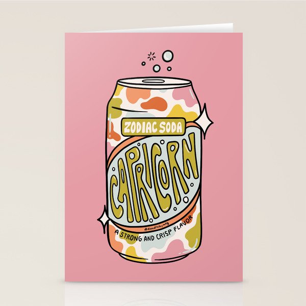 Capricorn Soda Stationery Card Gallery Image 2