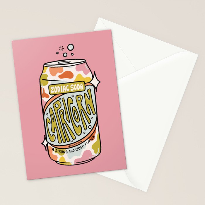 Capricorn Soda Stationery Card Gallery Image 2