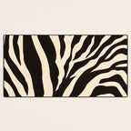 Zebra African Animal Print Pattern Desk Mat Gallery Image 3