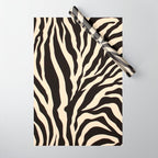 Zebra African Animal Print Pattern Wrapping Paper Gallery Image 1