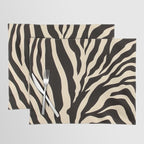 Zebra African Animal Print Pattern Placemat Gallery Image 1