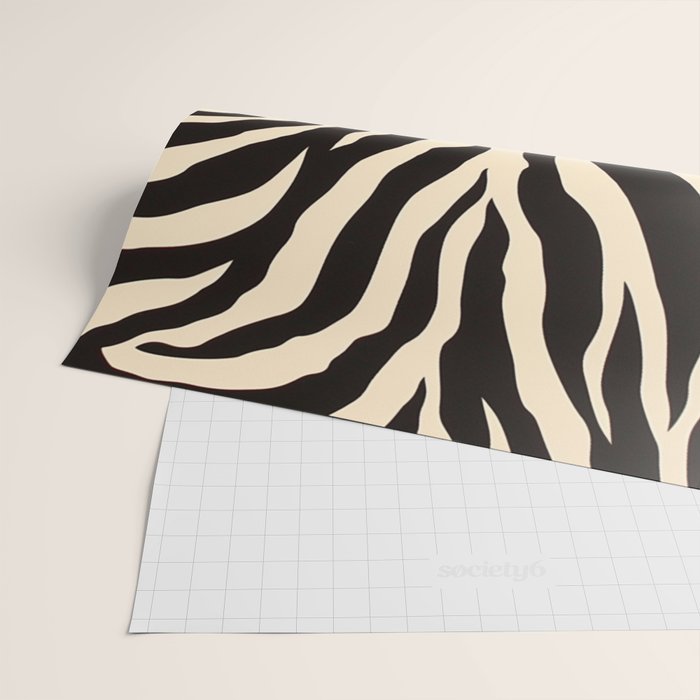 Zebra African Animal Print Pattern Wrapping Paper Gallery Image 2